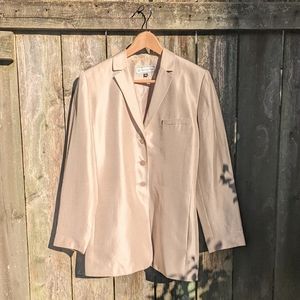 Vintage silk suit jacket
